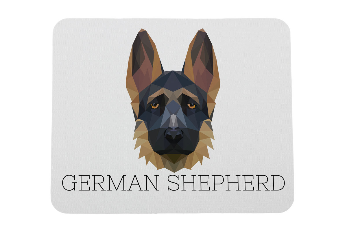 Owczarek niemiecki podkładka geometryczny Art-Dog