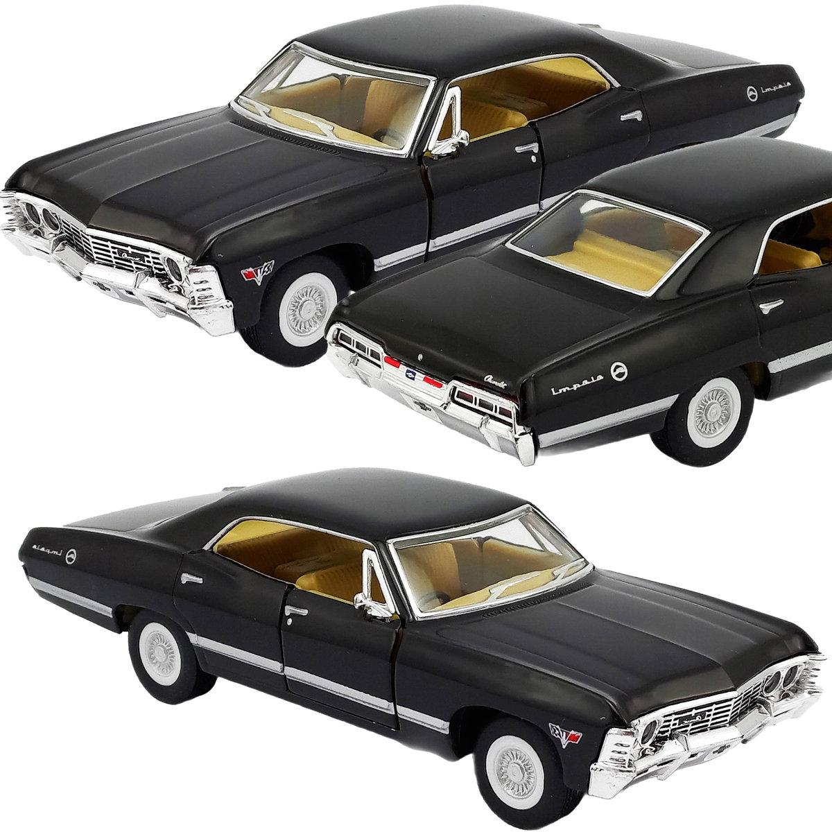Auto Metalowe Samochód Model 1967 Chevrolet Impala 1:43 Zabawka Dla Dzieci