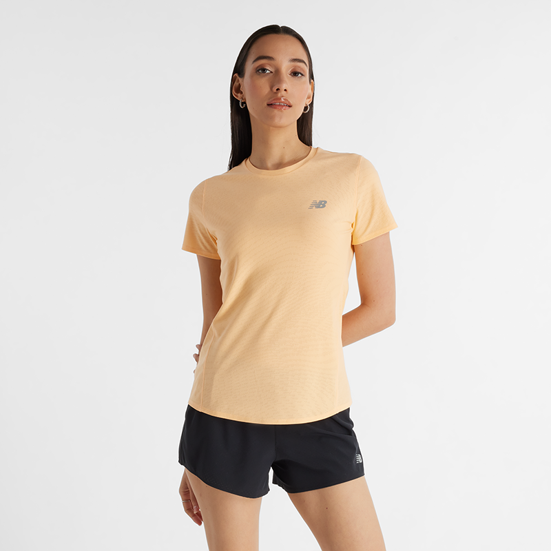 Koszulka damska New Balance WT41281PAE  pomarańczowa