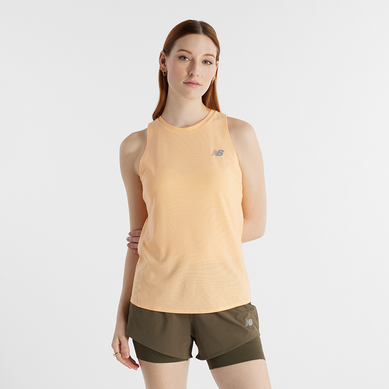 Koszulka damska New Balance WT41280PAE  pomarańczowa