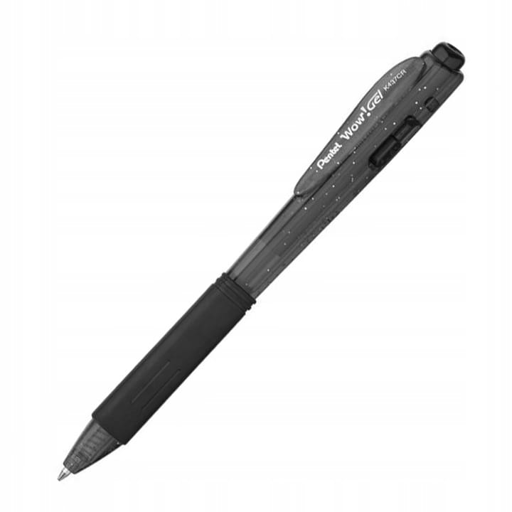 DŁUGOPIS AUTOMATYCZNY ŻELOWY PENTEL K437CR-A CZARNY WOW