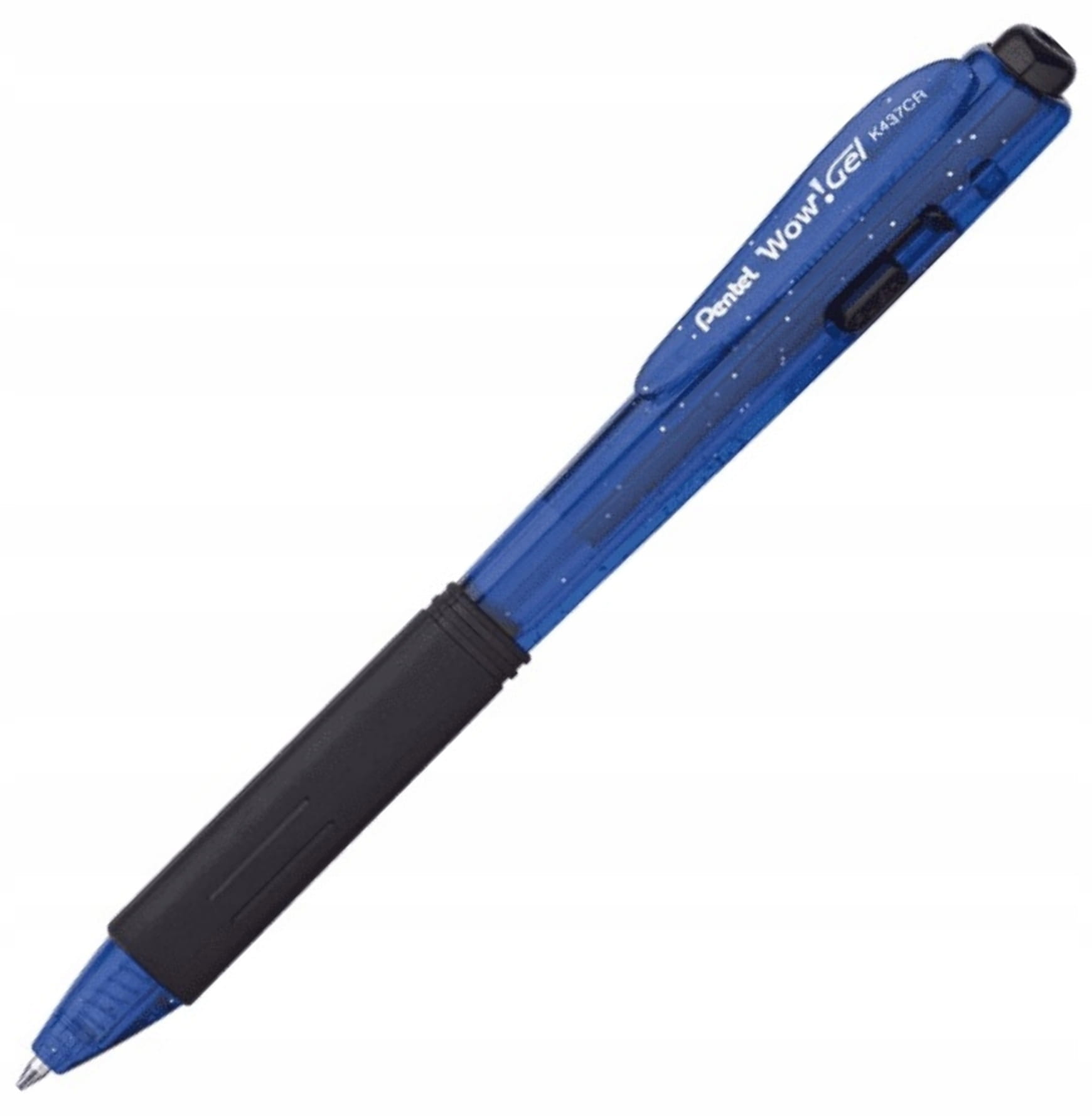 DŁUGOPIS AUTOMATYCZNY ŻELOWY PENTEL K437CR-C NIEBIESKI WOW