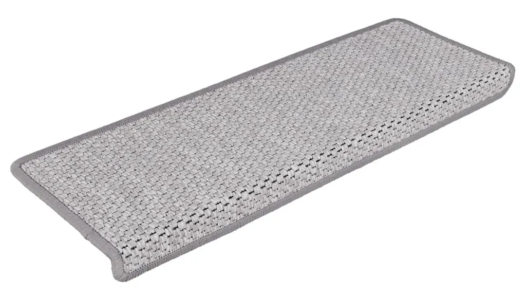 Srebrny komplet prostokątnych nakładek na schody D5-G29