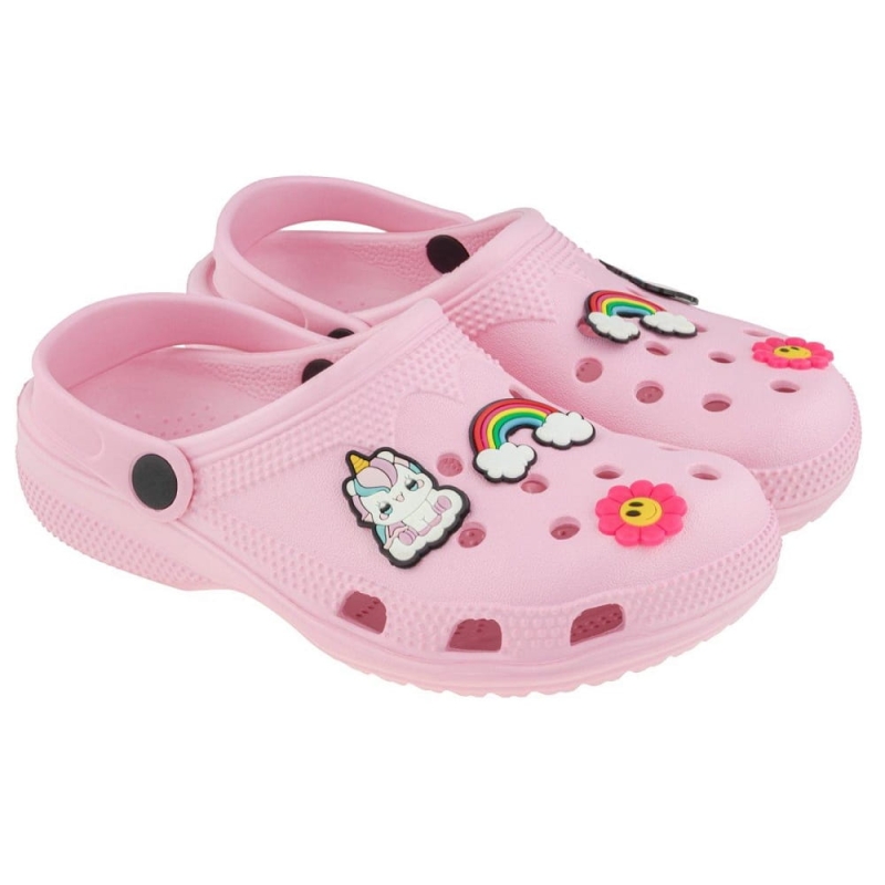Crocsy dziewczęce różowe rozmiar 32/33
