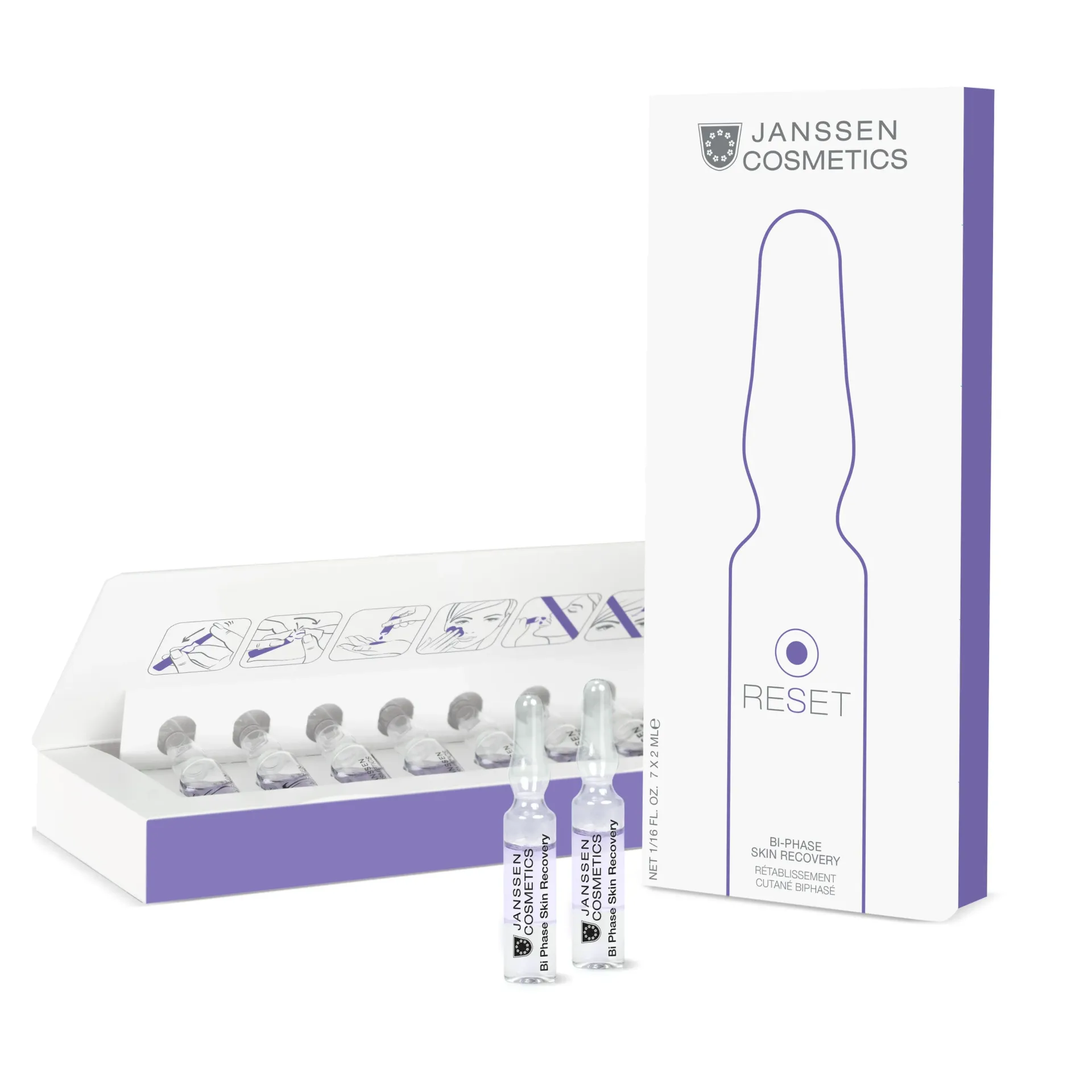 JANSSEN COSMETICS Bi-Phase Skin Recovery Ampułka 2-Fazowa Regenerująca Skórę 7×2 ml