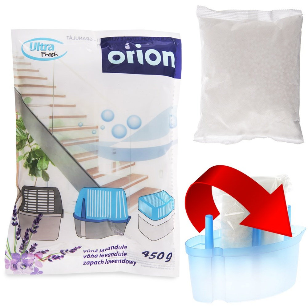 Wkład do pochłaniacza wilgoci lawendowy granulki ULTRA FRESH 450 g