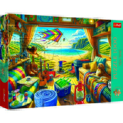 Trefl, Tea Time, puzzle, kamperem w podróży, 1000 elementów