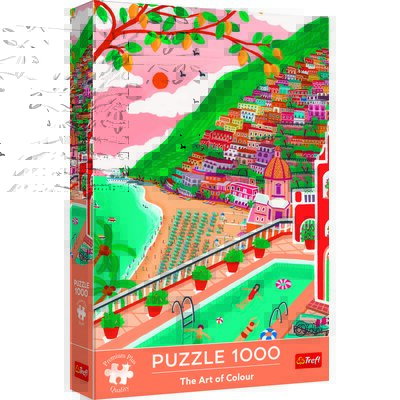 Puzzle TREFL Premium Plus Quality The Art Of Colour Positano, Włochy 10895 (1000 elementów)