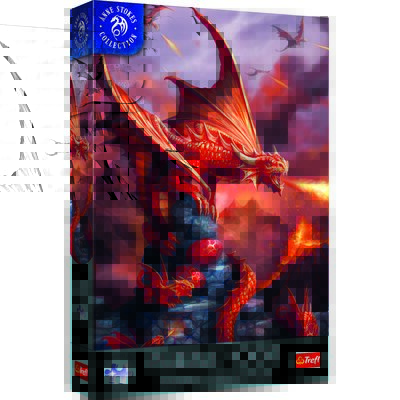 Puzzle TREFL Premium Plus Quality Fantasy Collection Ognisty Smok (1000 elementów)