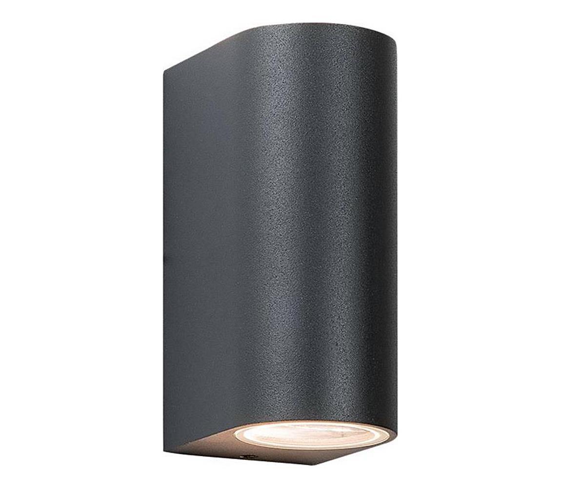 Zambelis E122 - Kinkiet zewnętrzny 2xGU10/15W/230V IP54 antracyt