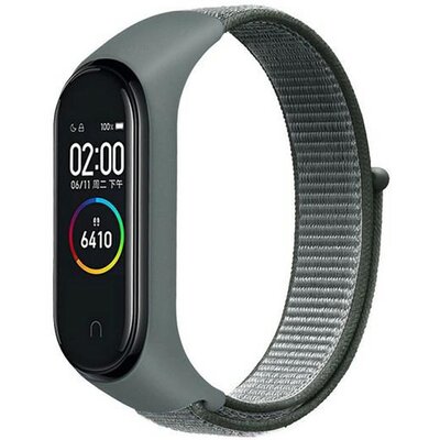 Beline do Mi Band 7/6/5/4/3 NylonLoop Szary