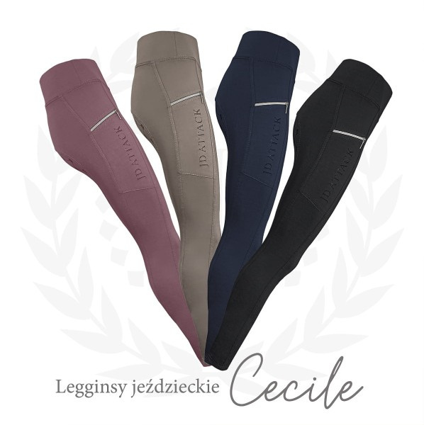 Legginsy jeździeckie z pełnym lejem Cecile