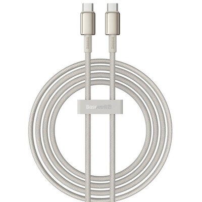 Kabel 100W 5A 2m USB-C - USB-C Baseus Tungsten Glod złoty