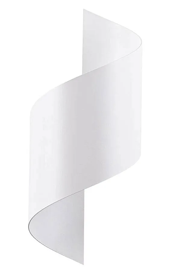 Biały nowoczesny kinkiet w kształcie fali - A615 D2-B52