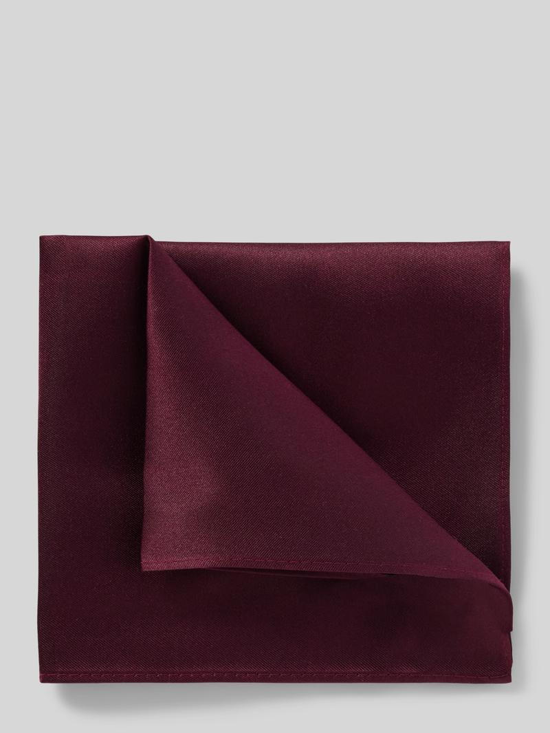 Poszetka jedwabna z fakturowanym wzorem