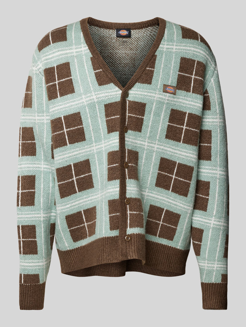 Kardigan z naszywką z logo model ‘STEVENSVILLE’