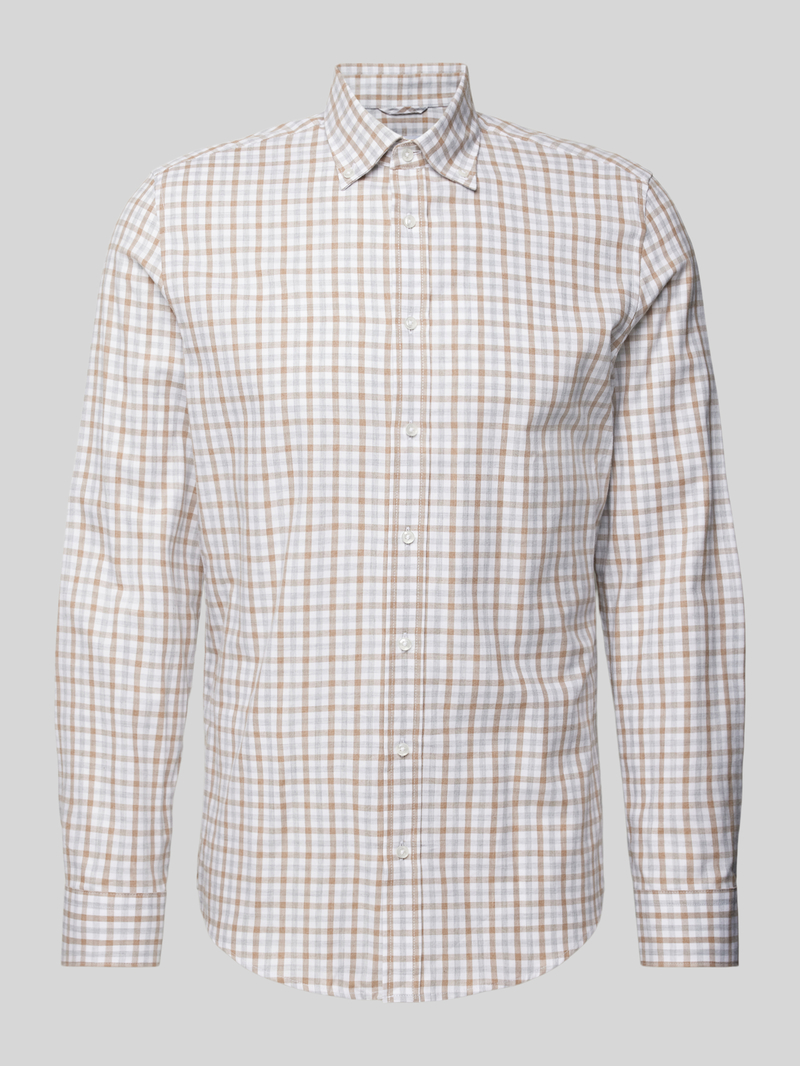Koszula biznesowa o kroju Slim Fit z kołnierzykiem typu button down