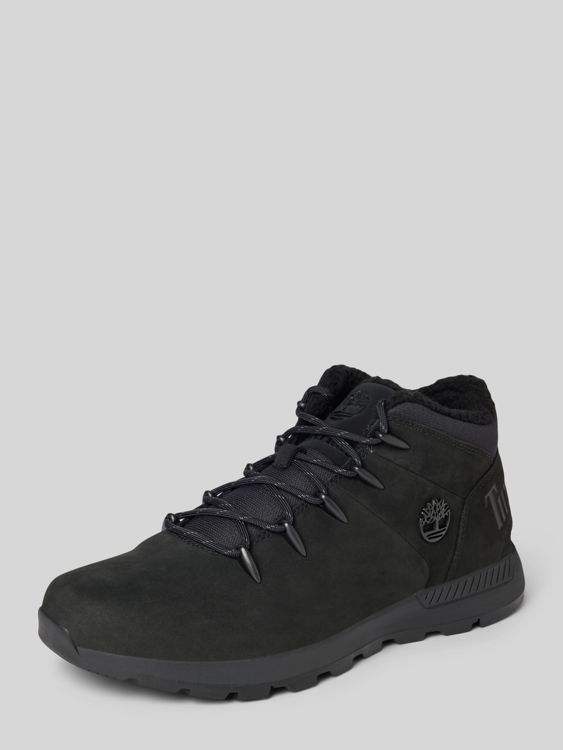 Buty sznurowane ze skóry z detalami z logo model ‘Sprint Trekker’
