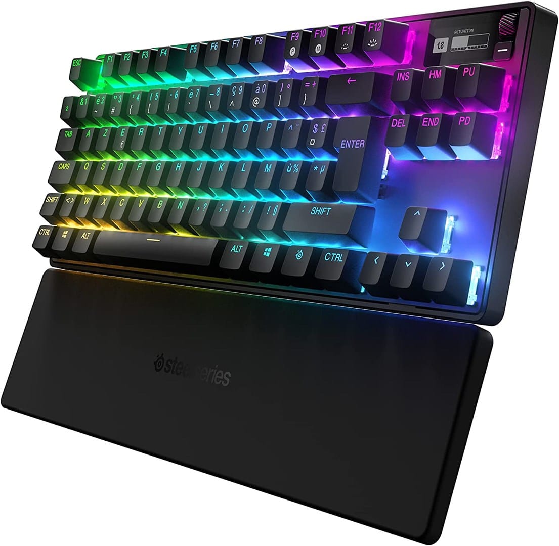Steelseries Apex Pro TKL klawiatura Gaming USB + RF Wireless + Bluetooth QWERTZ Niemiecki Czarny Klawiatura Gamingowa 1871364