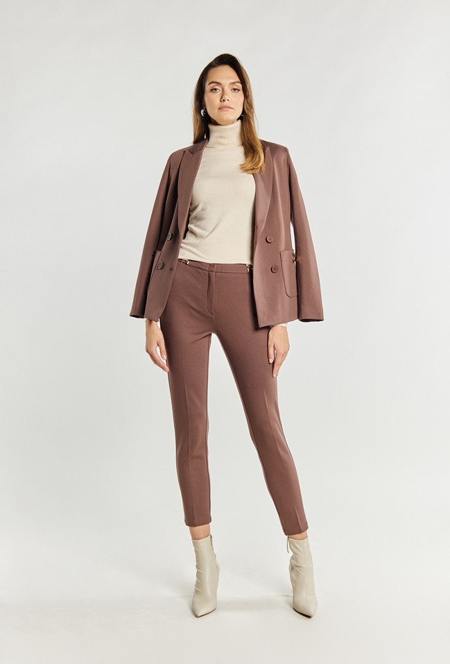 Eleganckie spodnie z aplikacjami - Monnari