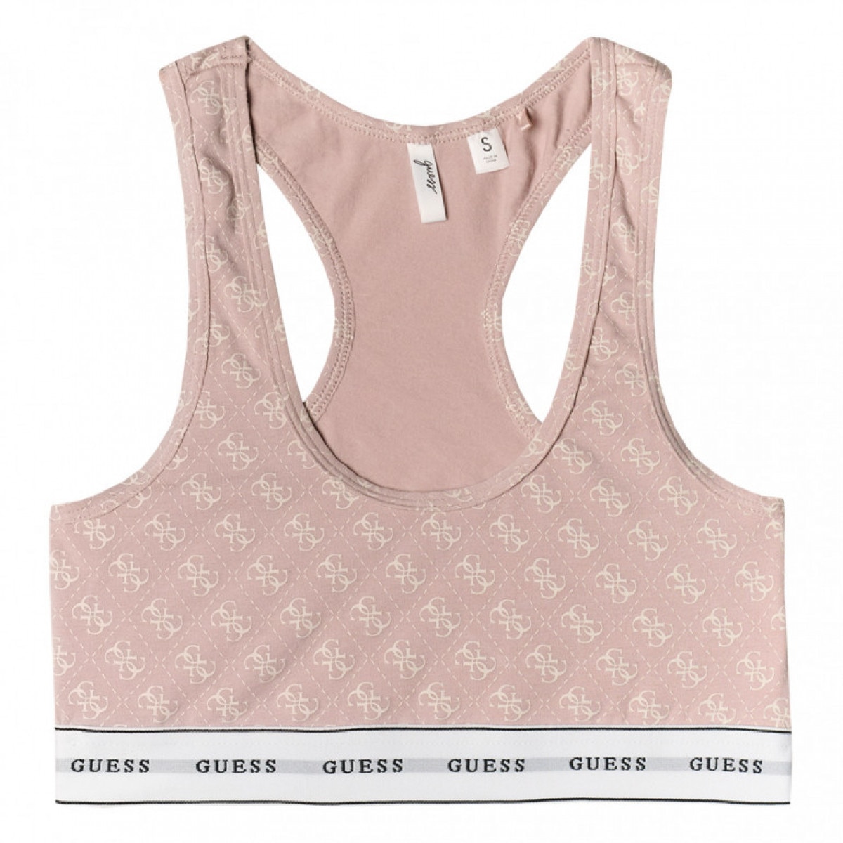 Damski biustonosz Guess Carrie Bralette - fioletowy - GUESS