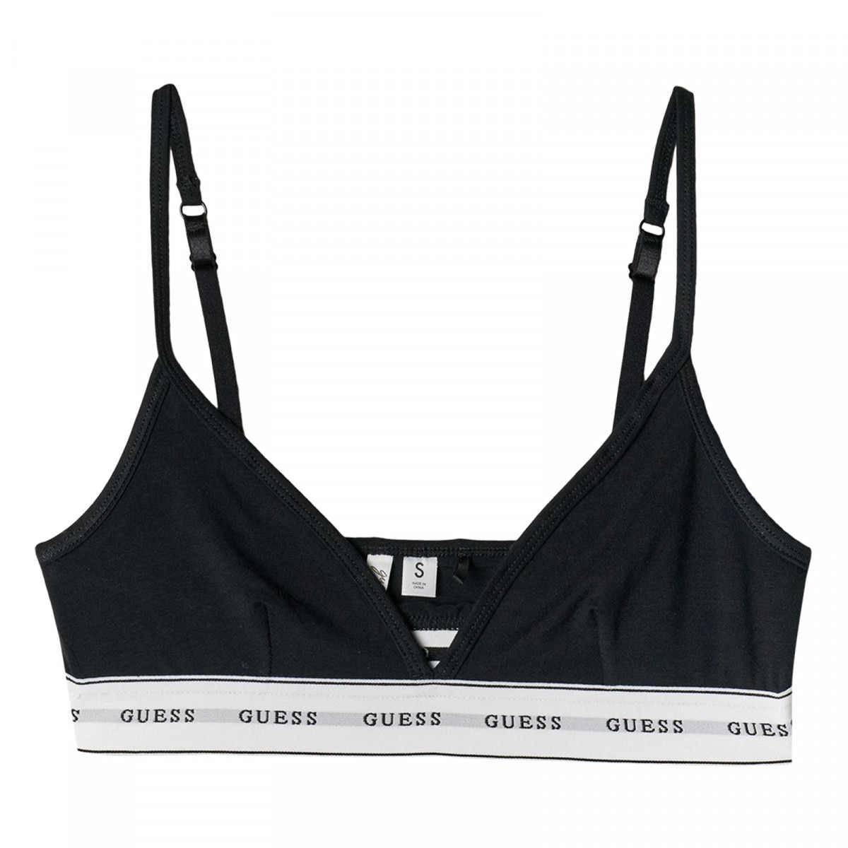 Biustonosz basic Guess Carrie Triangle - czarny - GUESS