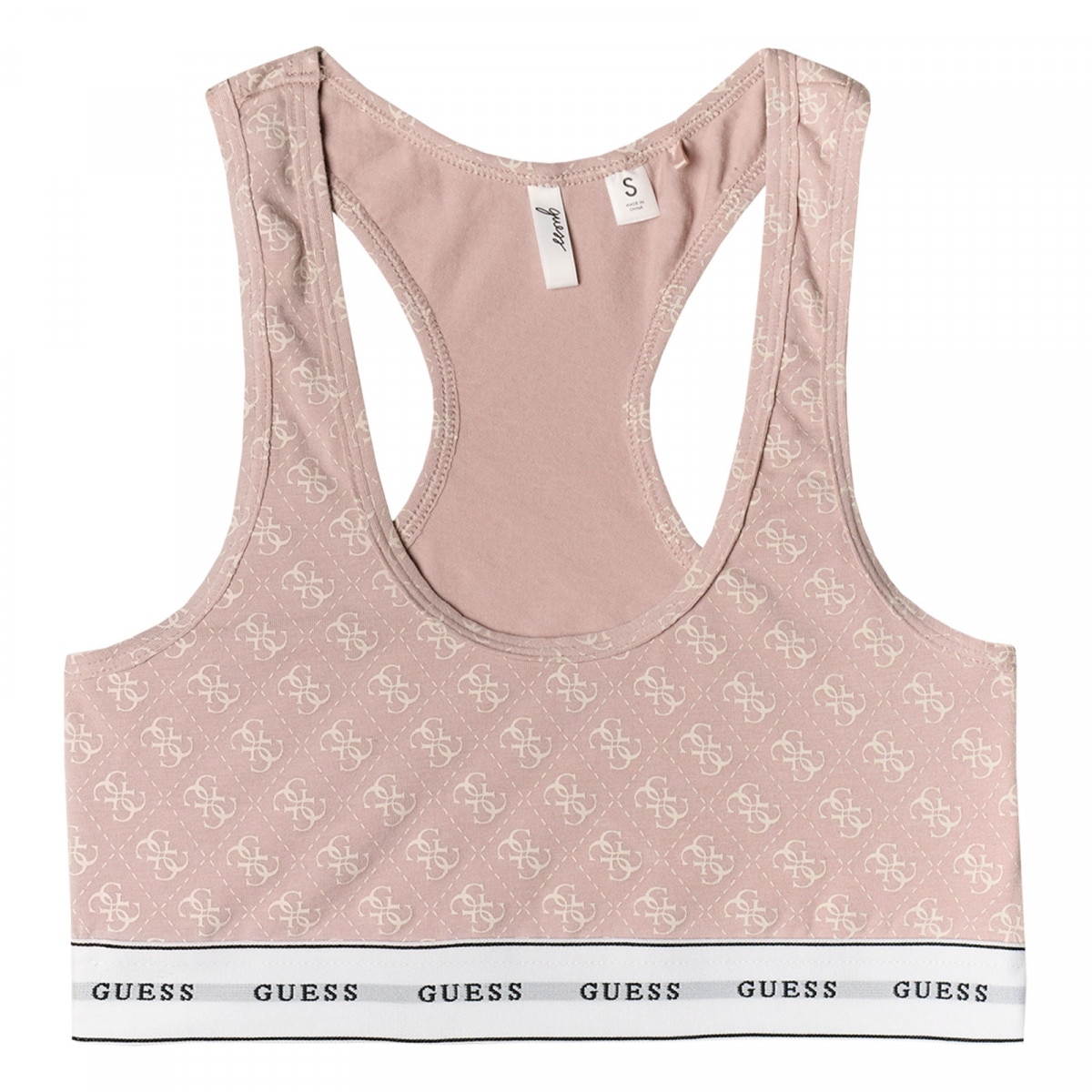 Damski biustonosz Guess Carrie Bralette - fioletowy - GUESS