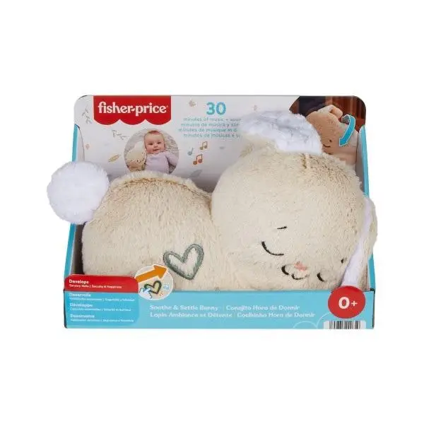 Fisher-Price. Przytulanka Śpiący Króliczek dźwięk - Fisher- Price