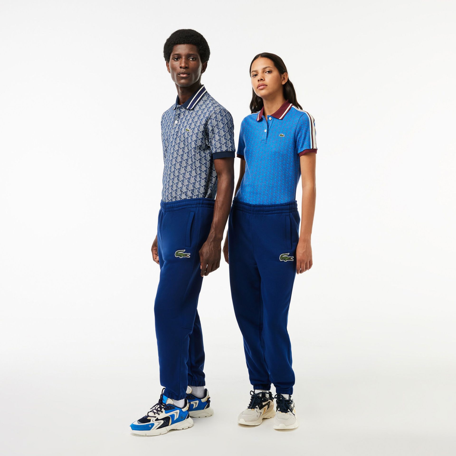 Lacoste Spodnie sportowe unisex z polaru z bawełny organicznej