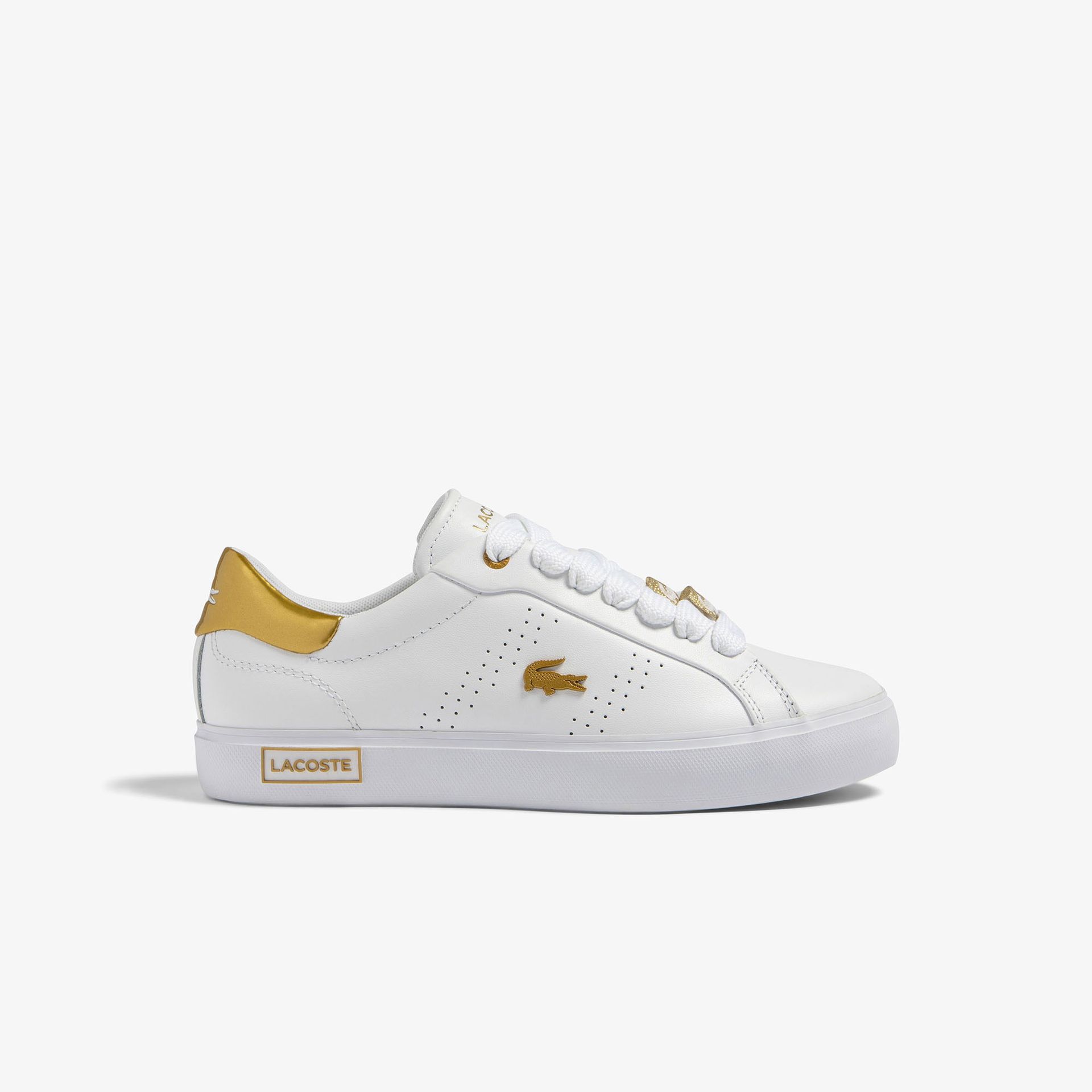 Lacoste Damskie skórzane buty sportowe Powercourt 2.0