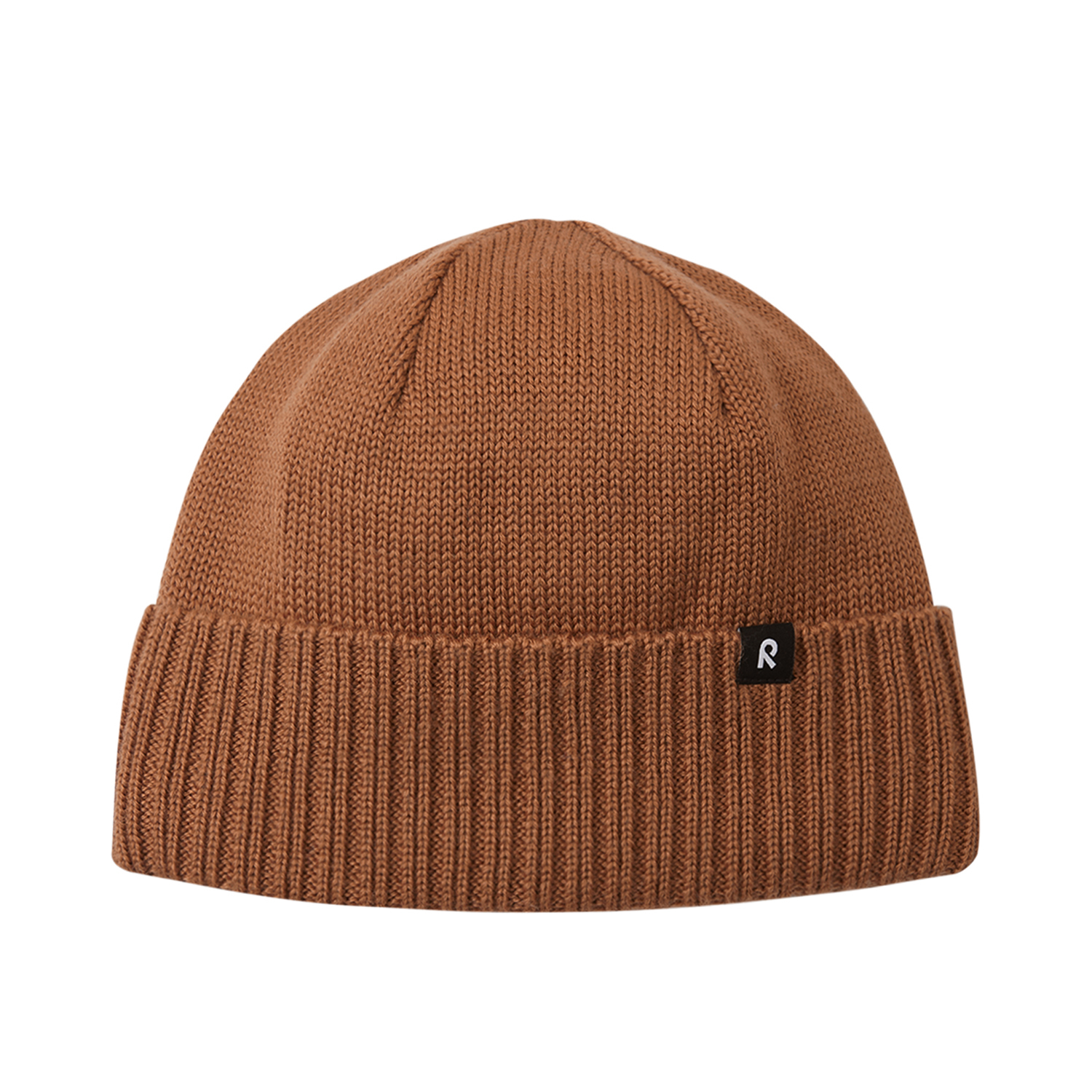 Dziecięca czapka zimowa z merino Reima Kalotti cinnamon brown - 52/54 cm