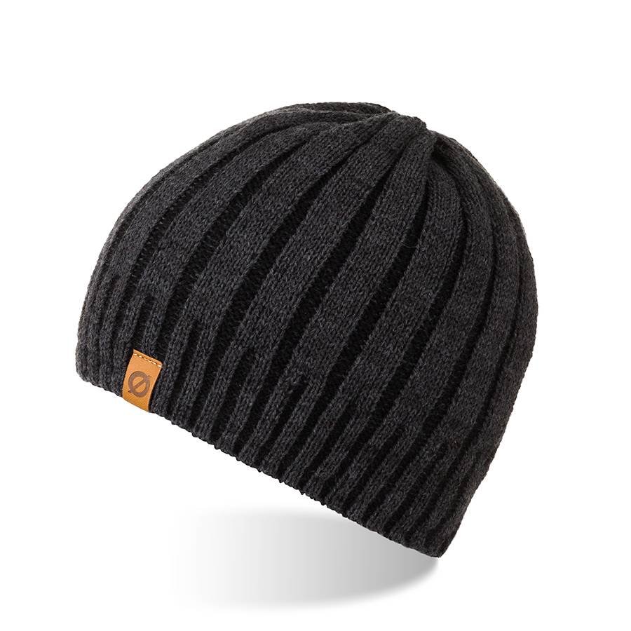 Męska czapka zimowa polar brodrene cz16 ciemnoszara