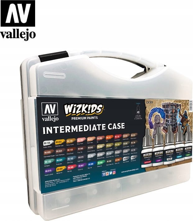Vallejo Vallejo: Wizkids - Intermediate Case 40x8 ml