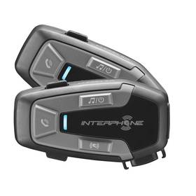 Zestaw głośnomówiący Interphone U-COM6R pro uzavřené a otevřené přilbyTwin Pack (INTERPHOUCOM6RTP) Czarne