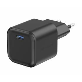 Ładowarka sieciowa Swissten GAN 1x USB-C 35W PD (22070210) Czarna