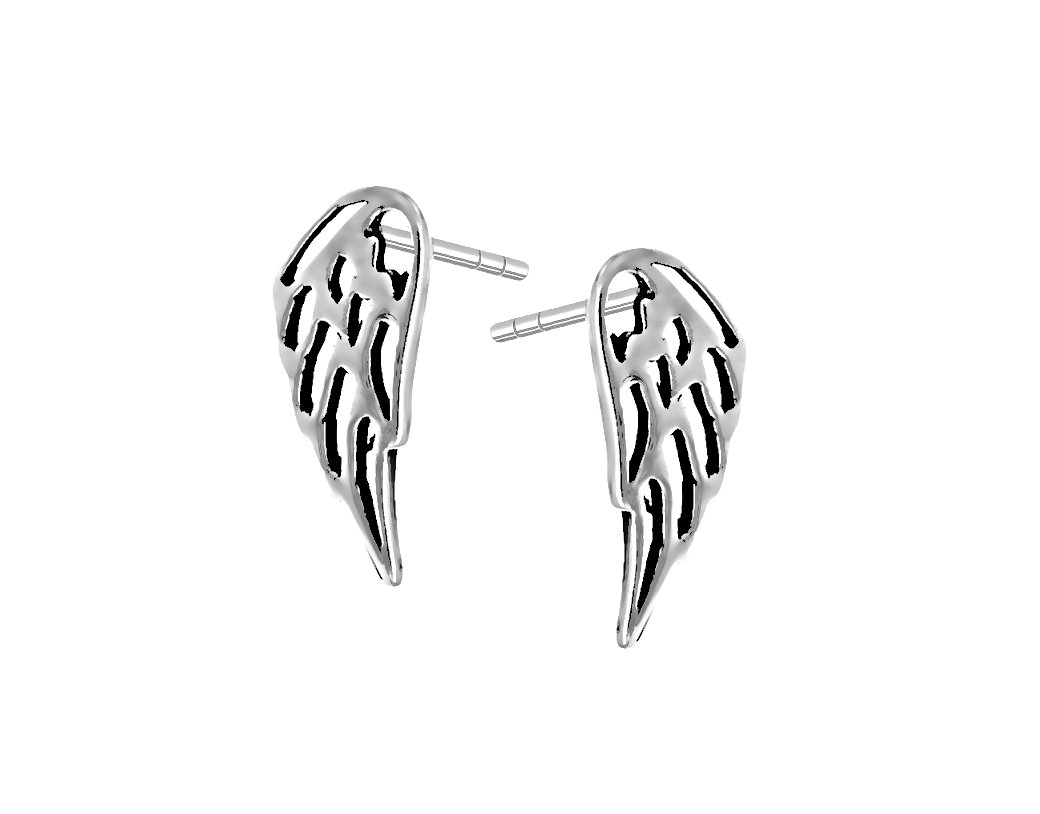 Kolczyki Skrzydła Srebro Wings Skrzydło Srebro 925