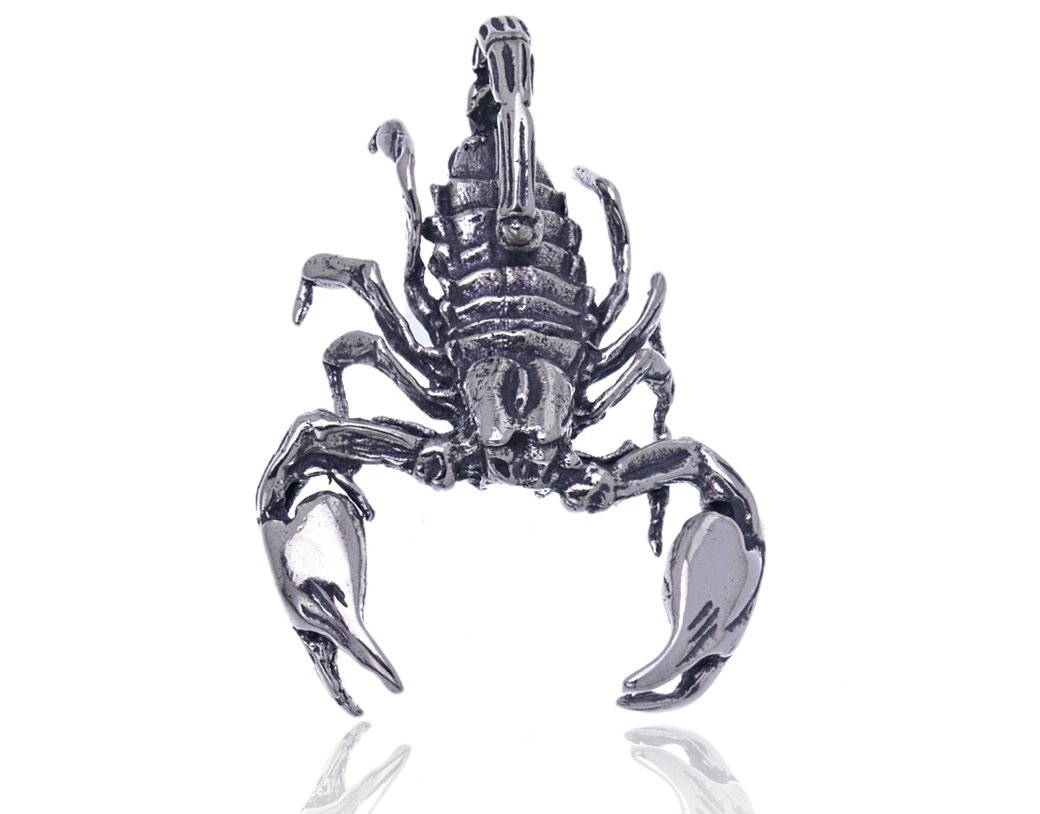 Wisiorek Wisior Duży Skorpion Srebrny Srebro 925