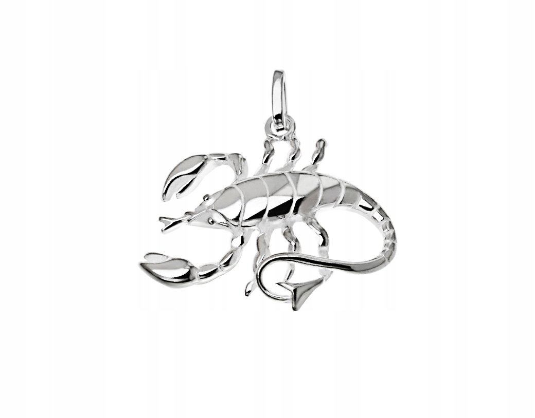 Srebrny Wisiorek Znak Zodiaku Skorpion Srebro 925