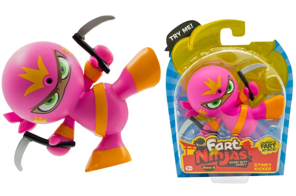 FART NINJAS figurka z dźwiękiem Stinky Kicker S8