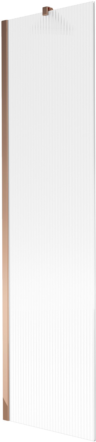 Mexen Next parawan nawannowy 1-skrzydłowy 50 x 150 cm, prążki, różowe złoto - 895-050-000-00-09-60