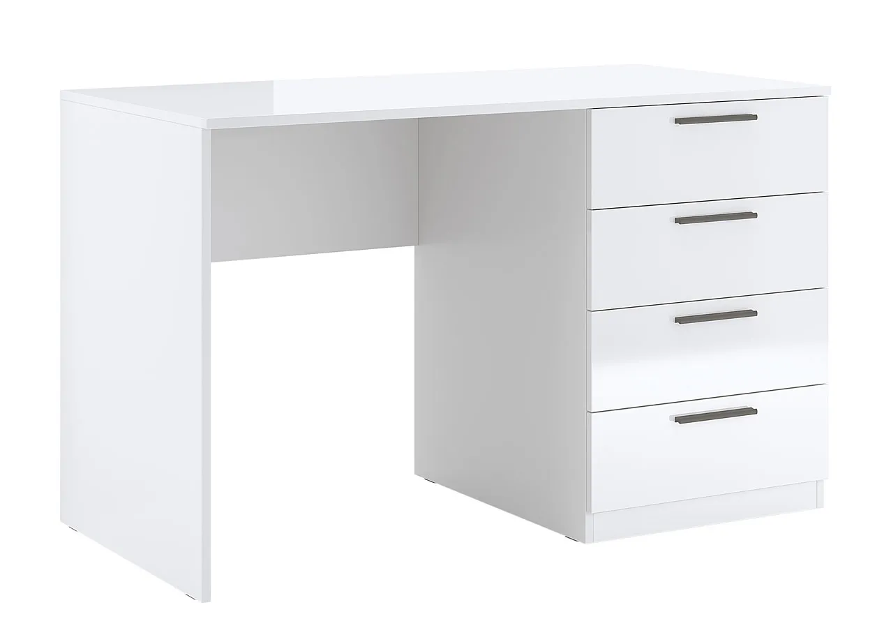 Elior Białe skandynawskie biurko z szufladami E7-D41