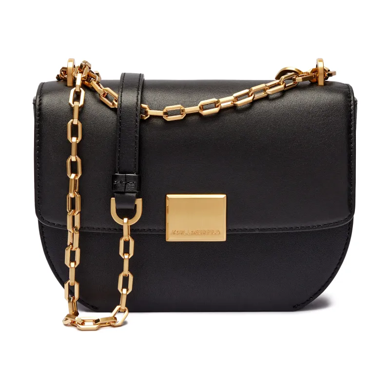 Karl Lagerfeld Skórzana torebka na ramię