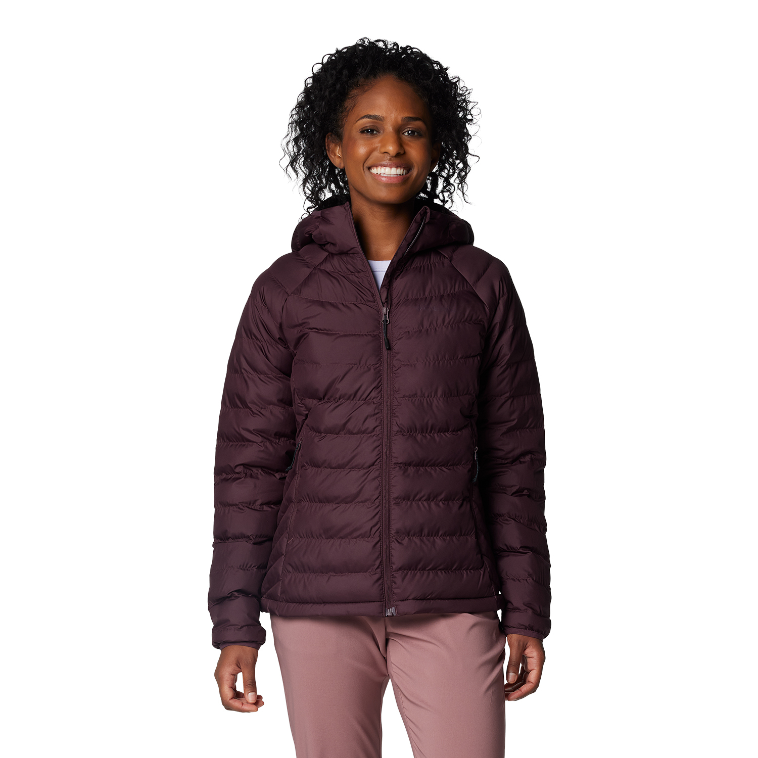 Damska kurtka z kapturem Columbia Powder Lite II Hooded Jacket moonvista - S