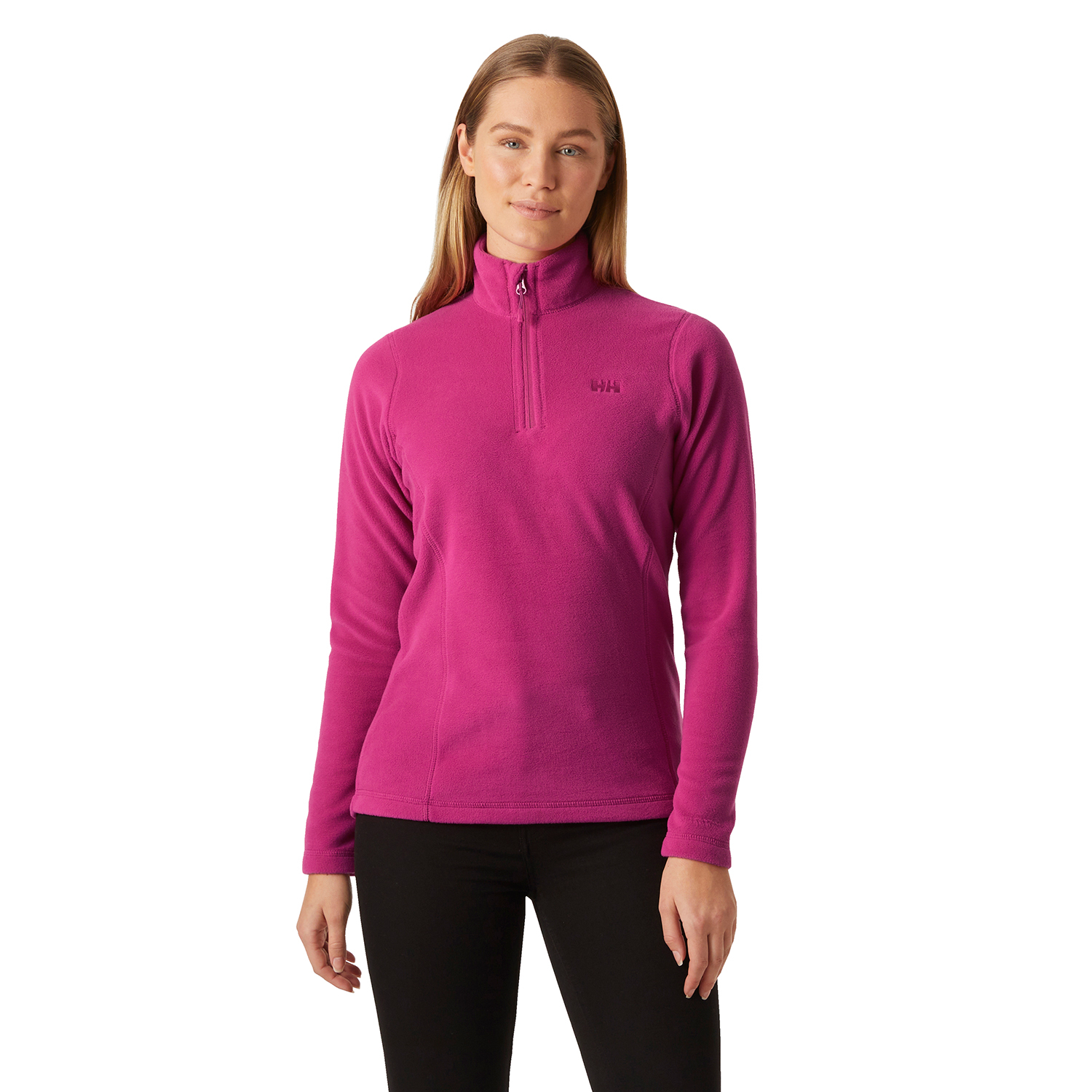 Damski polar Helly Hansen Daybreaker 1/2 Zip Fleece magenta 2.0 - S