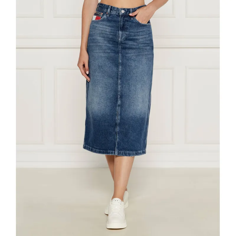 Tommy Jeans Jeansowa spódnica CLAIRE