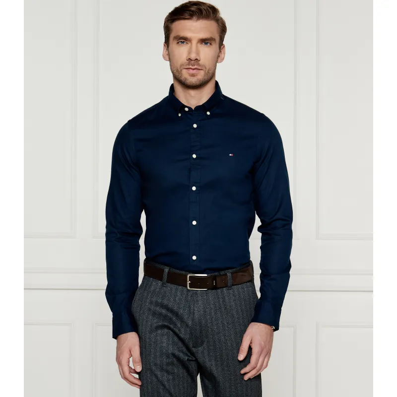 Tommy Hilfiger Koszula DOBBY | Slim Fit