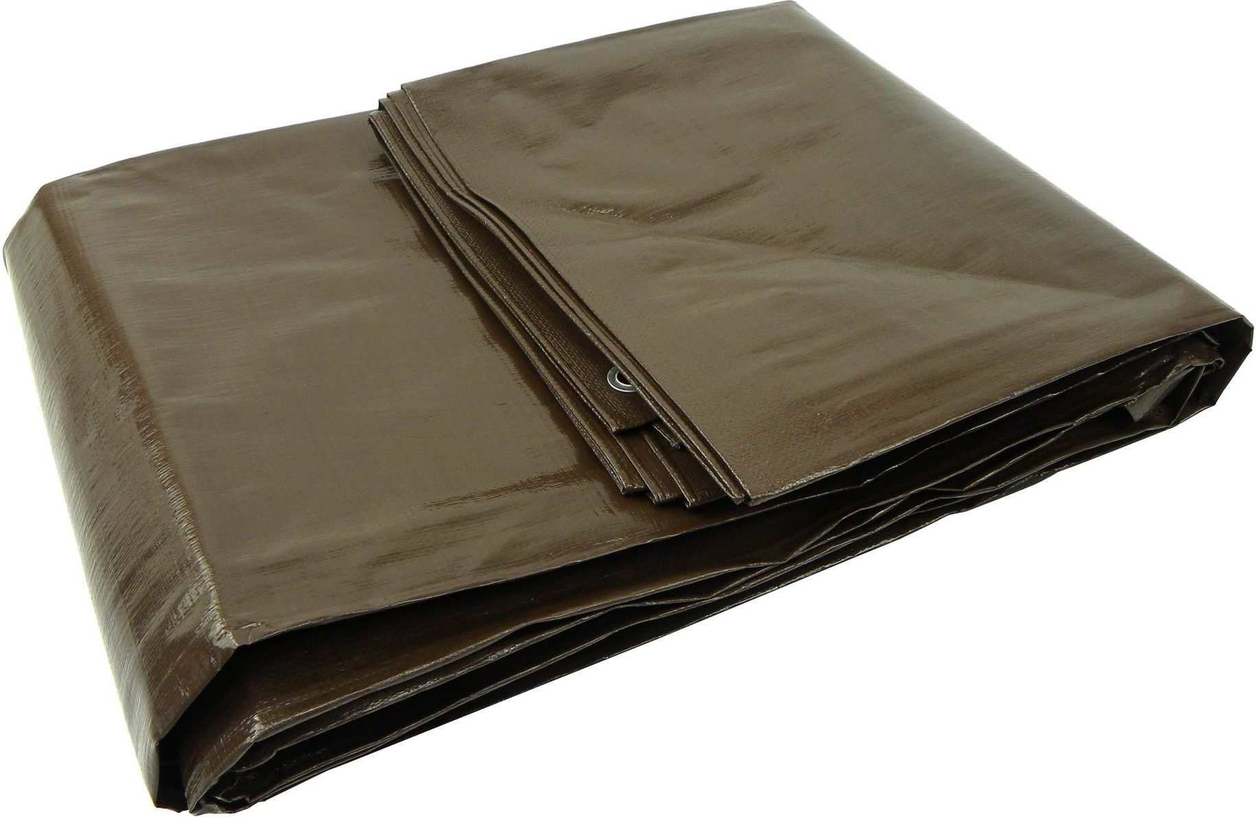 Plandeka Geko Plandeka 5x6m extra gruba/brązowa 200G 3