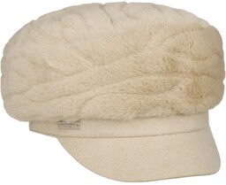 Czapka Żeglarska Faux Fur by Seeberger, beżowy, One Size