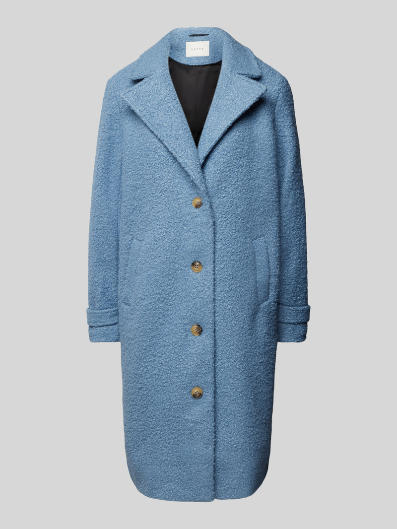 Płaszcz z patkami na rękawach model ‘Anne’