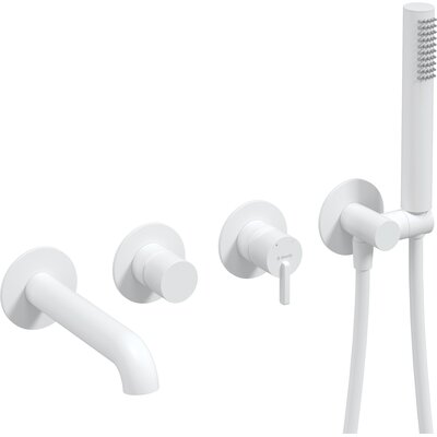 Bateria wannowa podtynkowa DEANTE Silia BQS A18P Bianco